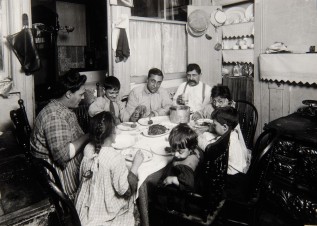 "Meal Time, Tenement, New York City," 1910